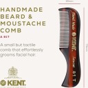 Kent 81T Håndlaget Moustache Kam