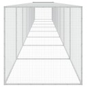 Vidaxl Kyllingbur Med Tak Antrasitt 803X98X90 cm Galvanisert Stål