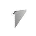 Vikingbad Subbelist Liam Laminert PVC H40mm Rivbar - B100cm Klar