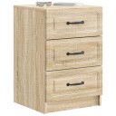  Nattbordskap Sonoma eik 43 x 41 x 63,5 cm Konstruert tre