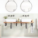  Plate til baderomsskap med finish 160x40x4 cm heltre akasie
