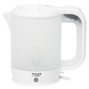 Adler AD 1381 Rejse Elkedel â 0,5L 750 900W Inkl. 2 Kopper og Ske â Hvit