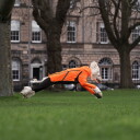 Non-stop Dogwear Fjord Hundeoverall Regndress Oransje 65 cm
