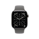 Apple Watch Series 11 GPS + Cellular 42mm Natural Titanium Case with Stone Grey Sport Band   S/M
