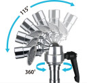 Kupo KCP-412 5/8" Swivel Super Grip Double Baby Receiver