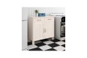 Skjenk Alby 85x38x85 cm Hvit   85x38x85 cm Hvit