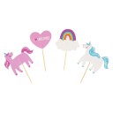 Cupcake Sett Enhjørning Pk/24 