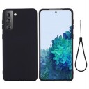 Samsung Galaxy S21 5G Liquid Silikondeksel Svart