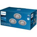 Philips Funksjonell Innfelt Spot Innsunket Spotlight Ikke-Utskiftbare Pærer Led 2700 K 350 Lm Nickel