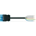 Tilkoblingskabel Cca Hunn/løs 5-polet Kode I H05Z1Z1-F 5G2.5mm² 7m blå