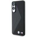 BMW Leather Oversized Stripes MagSafe case for Samsung Galaxy S25 Edge Black