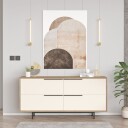 Nilena Konsoll 160x74,3x44,5 cm - Eik og hvit