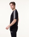 Adidas Essentials 3 Stripes Tee Black M
