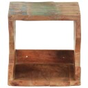 vidaXL Vegghengt sykkelstativ 35x25x25 cm gjenvunnet heltre