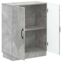 vidaXL Baderom Oppbevaringsskap HOORN Betonggrå 59,5 x 31 x 77 cm
