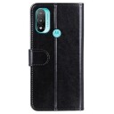 Motorola Moto E20/E30/E40 Lommebok-deksel med Magnetisk Lukning Svart
