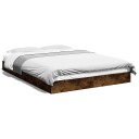  Sengeramme røkt eik 140x200 cm konstruert tre 8721102598869