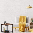 Sidebord i tre med metallunderstell