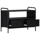 vidaXL TV-skap 67,5 x 33 x 50 cm Svart eik Konstruert tre