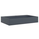 Servant 60x38x11 cm mineralstøpt/marmorstøpt antrasitt