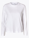 Selected Femme Essential Long Sleeve Boxy Tee Hvit XXL