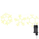  Jule Snøfnugg med 252 LED Varmhvit 45 x 38 cm PVC