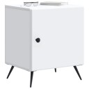  Nattbordskap 2 pcs Hvit 43 x 34,5 x 50 cm Konstruert tre