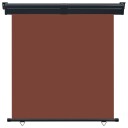 vidaXL Sidemarkise for balkong 160x250 cm brun