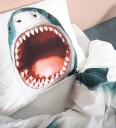 Snurk Sengetøy   Junior   Shark!   Snurk   OneSize   Sengetøy   Junior   Hvit