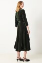 Jumperfabriken - Fløyelkjole Coraline Dress - Grønn