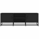  TV-benk svart 120x35x41 cm konstruert tre og metall 8721102838989