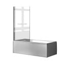 A collection Imber II Badekarvegg Krom 80cm