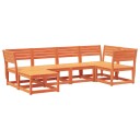  Hagesofasett 6 deler voksbrun heltre furu 3217032