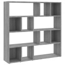  Bokhylle/romdeler grå sonoma 105x24x102 cm 8720845693749