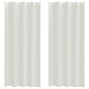  Gardiner med gardiner 2 pcs Krem Polyester