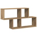  Vegghyll med hylle artisan eik 100 x 20 x 53 cm Konstruert tre