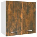 vidaXL Skap r?kt eik 60x31x60 cm konstruert tre