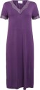 Damella of Sweden Nightdress Short Sleeve   PLUM   S