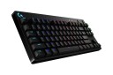 Logitech Pro Gaming Tastatur TKL med RGB Belysning - Engelsk Layout - Svart