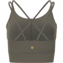 Athlecia Elli Light Support Sports BH Dame Olivengrønn L