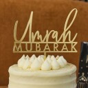 Kakedekorasjon Umrah Mubarak i akryl