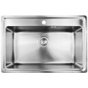Secher Vejle BK1 kjøkkenvask 76x50,6 cm rustfritt stål