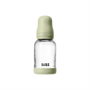 BIBS Glassflaske 120ml Rund Lateks Slow Flow Sage