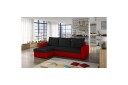 Seksjon Eltap Livio 237x150x72 cm   Alova 04 Alova 46 Svart Rød