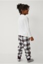 Ellos Collection   Pysjsett i flanell og jersey   Rød