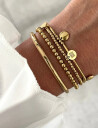 Bud to rose Capri 3 Pack Bracelet Gold   Gold   