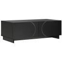 vidaXL Kaffebord Svart 102 x 50,5 x 35 cm Konstruert tre
