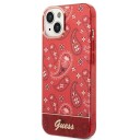 Guess Hardt Deksel til iPhone 14 Plus 6,7" Rød Bandana Paisley