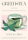 Fresh Green Tea Illustration Plakat / 30x40