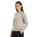 D.Exterior Dame Strikkevarer Beige M,